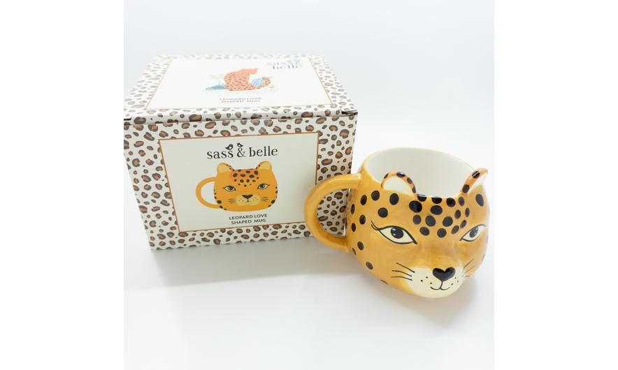 Koffietas met kattenkop