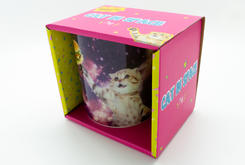 Koffietas Cat in space