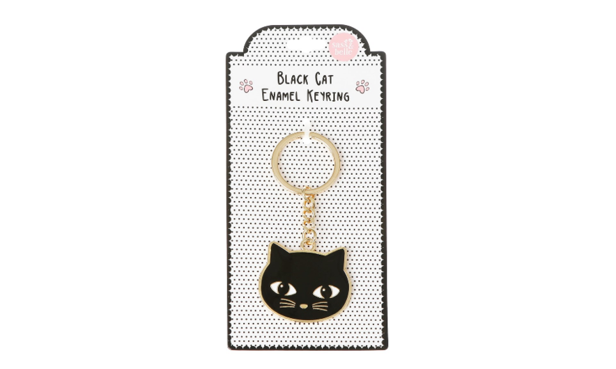 Sleutelhanger Zwarte kat