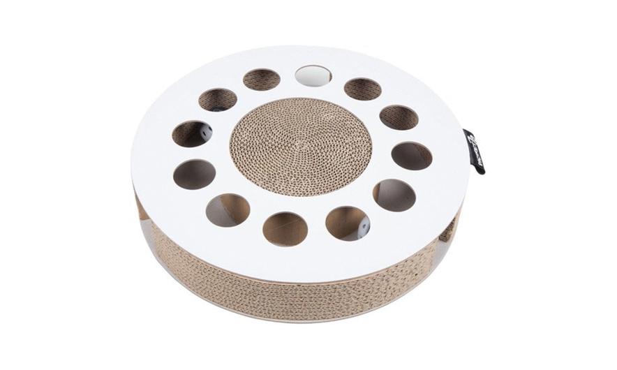 Cirkel met balletjes wit/zwart