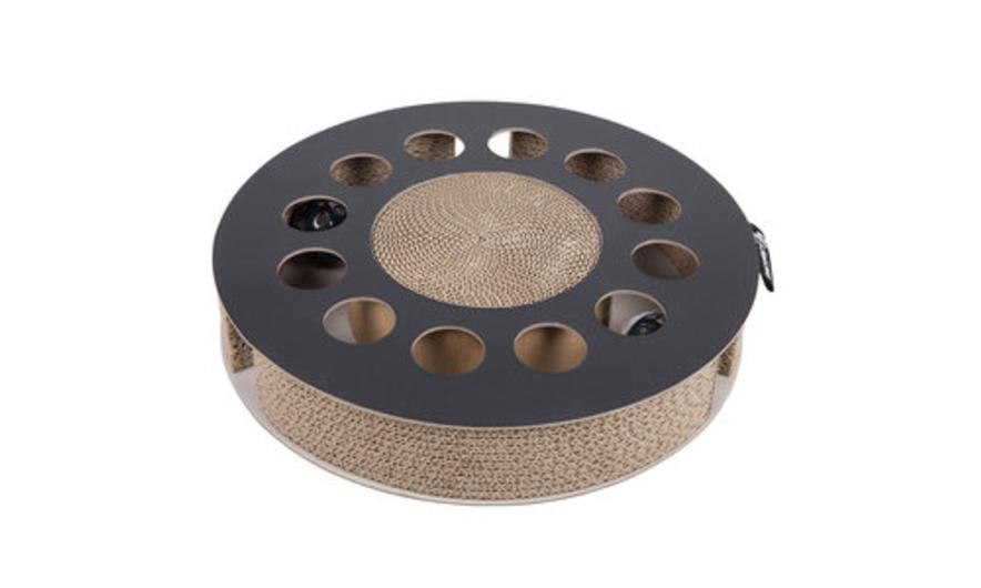 Cirkel met balletjes wit/zwart