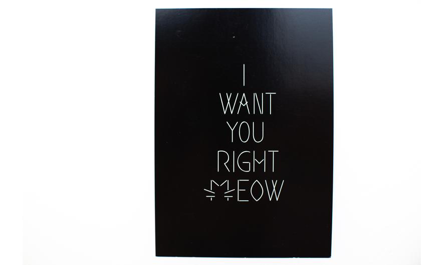 Kaart I want you ...