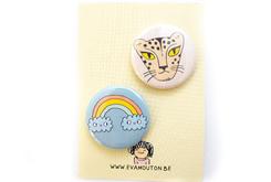 Magneet Regenboog + Tijger