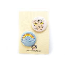 Magneet Regenboog + Tijger