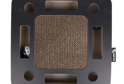 Vierkant met balletjes wit/zwart