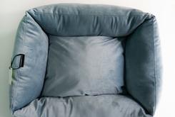 Velvet softbed lichtblauw