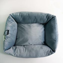 Velvet softbed lichtblauw