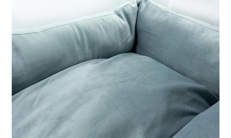 Velvet softbed lichtblauw